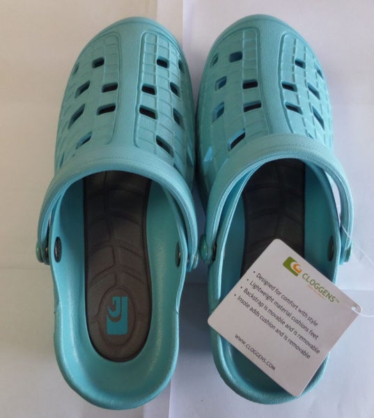 Cloggens Rio Plastic Sandals Blue US5 Carousel 1