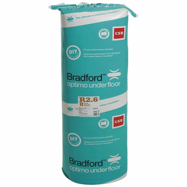 Insulation R2.6 UNDERFLOOR Bradford Gold 1160 x 415mm 90mm thick. Carousel 1