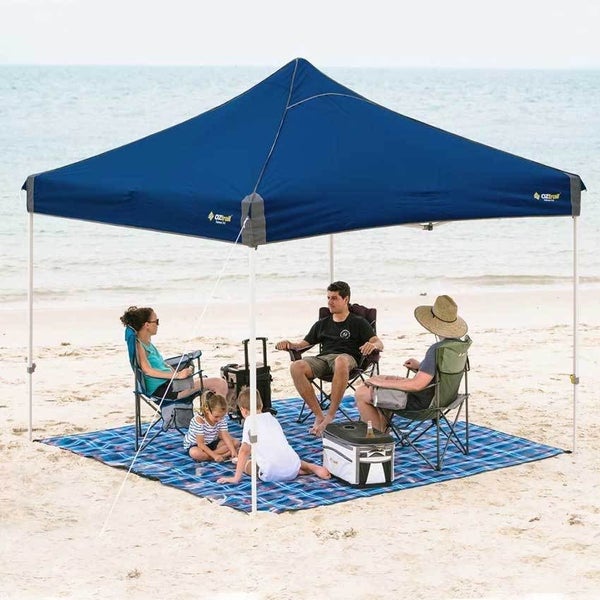 Oztrail Hydroflow Deluxe 3.0 Gazebo - Blue Carousel 2