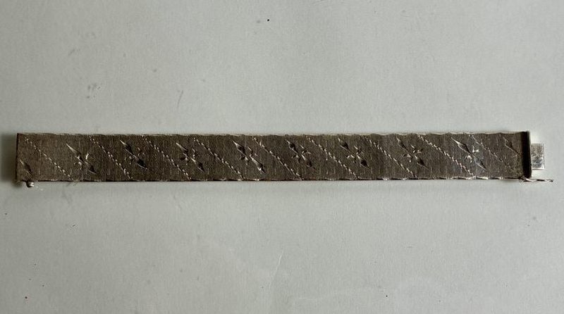 Vintage Mexican Sterling Silver Bracelet – Eagle Hallmark (1948–1979) Carousel 13