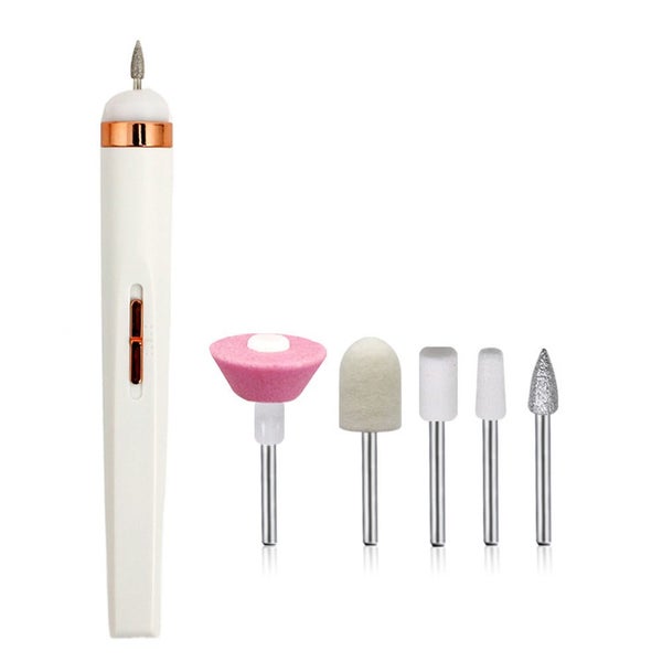 5 IN 1 USB Rechargeable Nail Filing Drill Full Manicure and Pedicure Tool Kit Carousel 1
