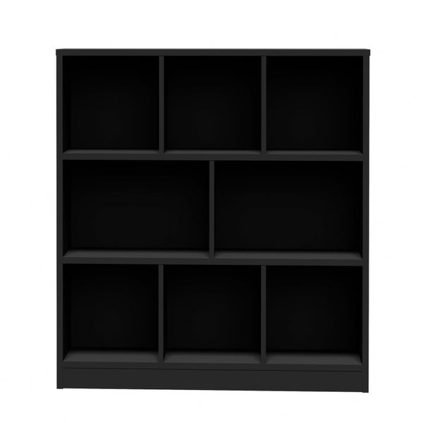 Bookshelf Display Shelves Unit Bookcase Book Cube Storage Stand Rack Black Carousel 2