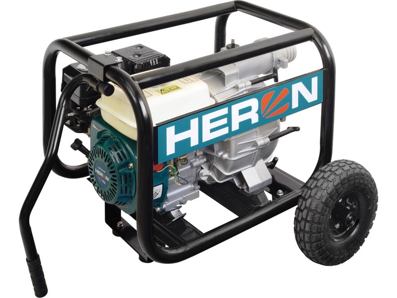 HERON Petrol Powered Sludge Pump, 6.5Hp, Flow Capacity 1300l/min Carousel 1