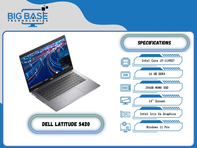 Dell Latitude 5420 | i5 11th Gen | 16GB RAM | 256GB SSD64142331847043110