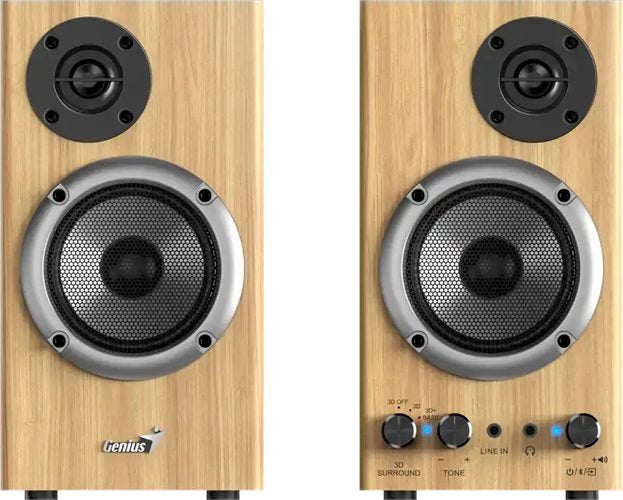 Genius SP-HF520BT Bluetooth 2-Way Wooden Speakers 1 Year Warranty! Carousel 1
