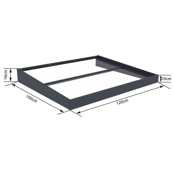 Premium Outdoor Awning 2.5mm Solid PC with Metal Frame-100x120cm Carousel 4