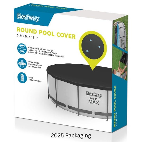Bestway Round Debris Pool Cover 3.66m Carousel 1