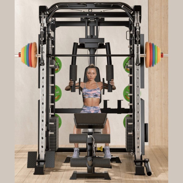 Model K9 | Smith Machine Training Station with 126KG Weight Stacks Carousel 1