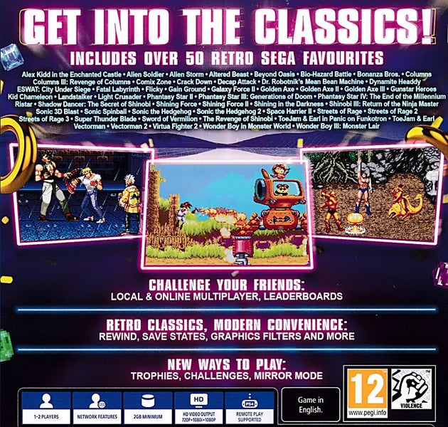 Sega Mega Drive Classics PS4 Carousel 2