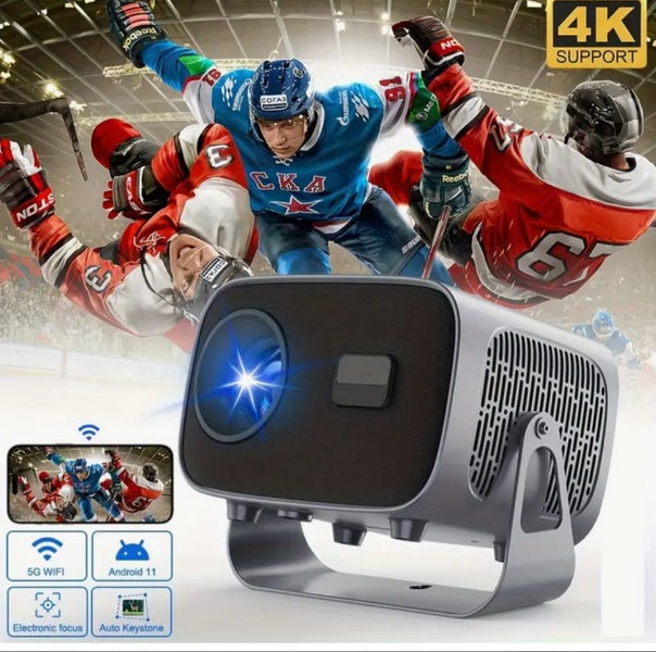 5G 4K Projector Smart HD LED WiFi Bluetooth HDMI USB Android Office Home Theater64151884590465110