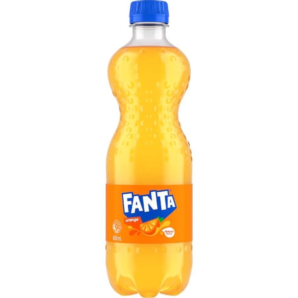 Fanta Soft Drink Orange Btl 600mL Carousel 1