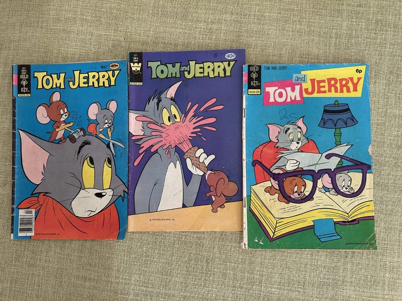 Walt Disney Comics Tom & Jerry x3 Carousel 1