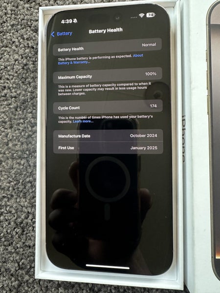 iPhone 16 pro max63622407729922112
