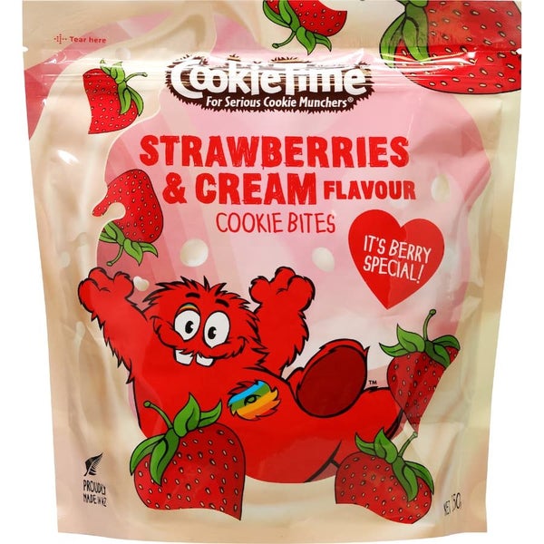 Cookie Time Cookies Bites Strawberries & Cream 250g Carousel 1
