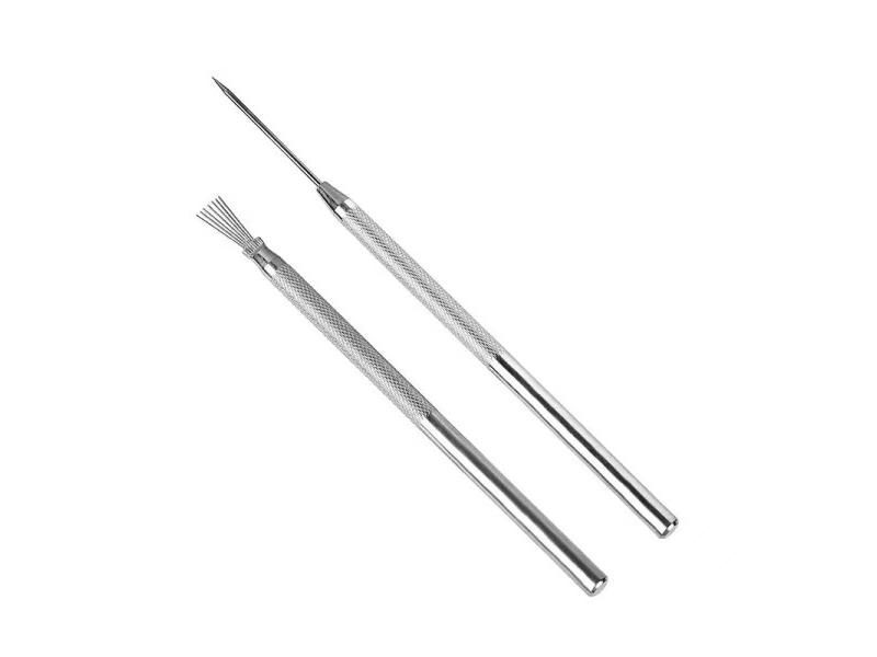 1/2/6pcs 7 Pins Needles Texture Ceramics Tools Polymer Clay Sculpting Auxiliary Carousel 1