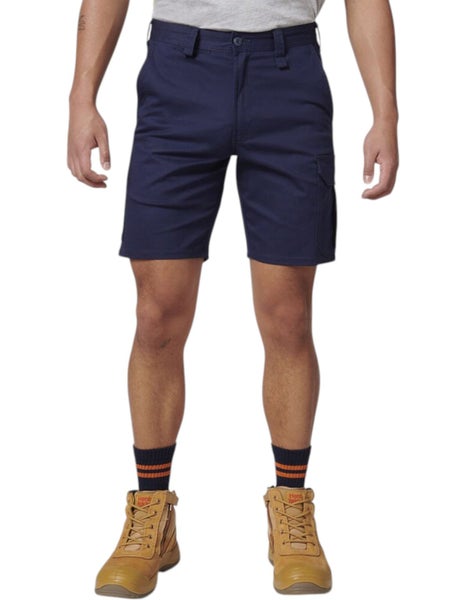Mens Hard Yakka Core Basic Stretch Drill Cargo Short Navy Y05067 Carousel 1