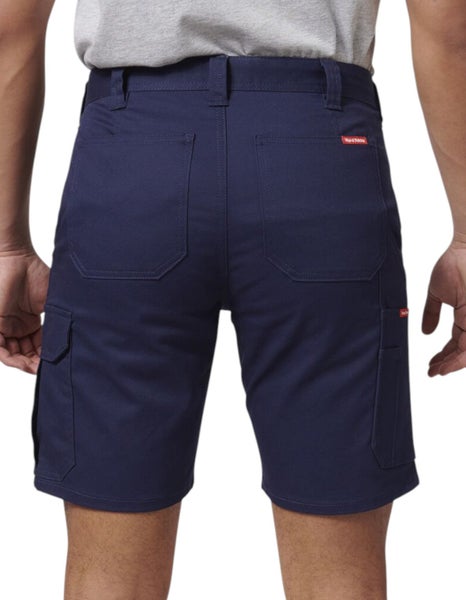 Mens Hard Yakka Core Basic Stretch Drill Cargo Short Navy Y05067 Carousel 2
