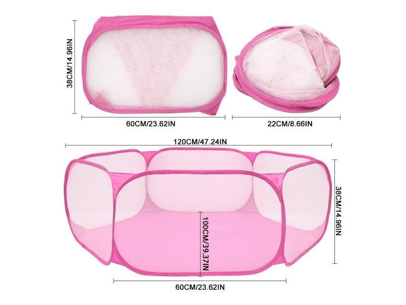 Foldable Child Ocean Ball Pool Portable Cute Children Ball Pit Indoor Outdoor Carousel 1