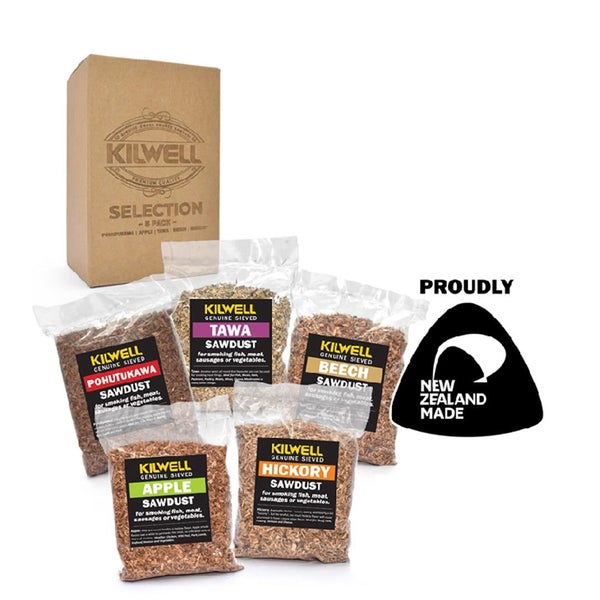 Kilwell NZ Assorted Smoker Sawdust Selection 5 Pack Carousel 1