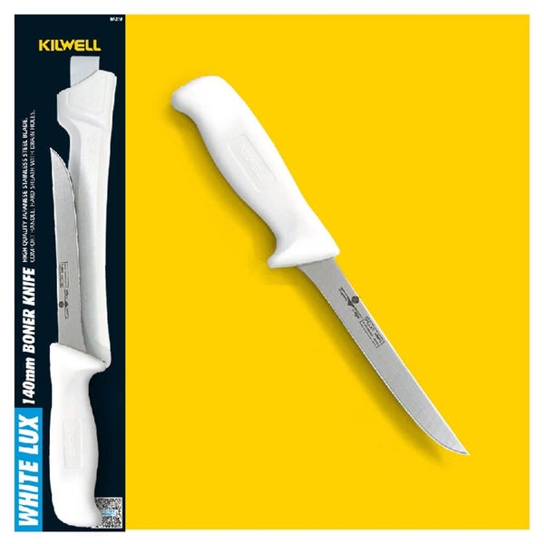 Kilwell Whitelux Boning Knife and Sheath with Narrow 140mm Blade Carousel 2