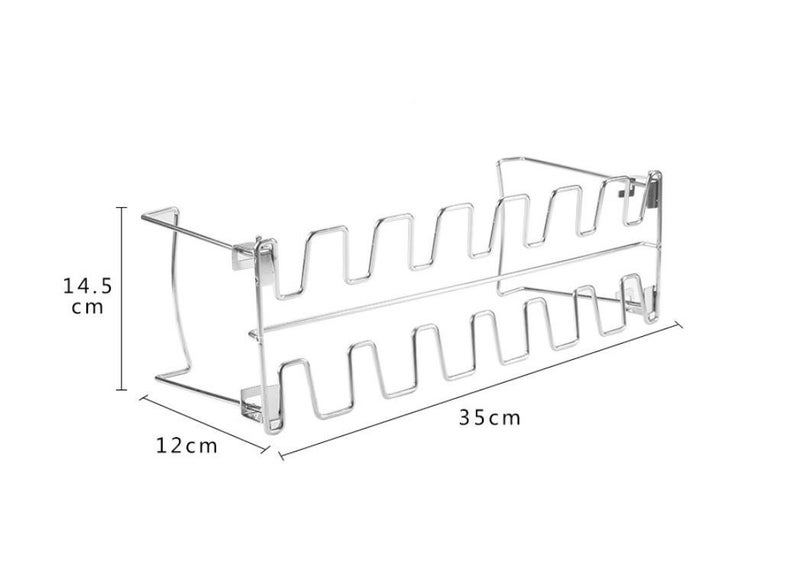 Stainless Steel Chicken Leg Rack, BBQ Rack, Barbecue Grill Carousel 2