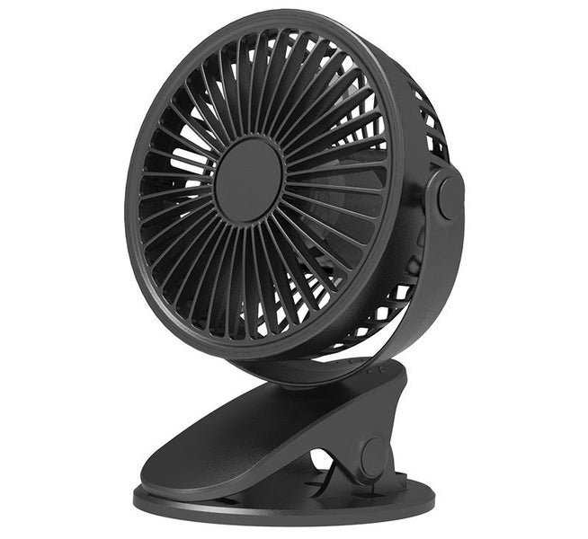 Portable USB Rechargeable Fan Mini Desktop Clip Fan Portable 3 Speeds USB Rechar Carousel 1
