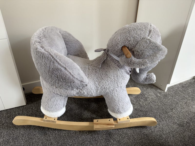 Cute Elephant Baby Rocking Chair Carousel 2