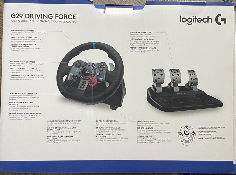 Logitech G29 Wheel, Pedals and Shifter - For PS5, PS4 & PS3 Carousel 2