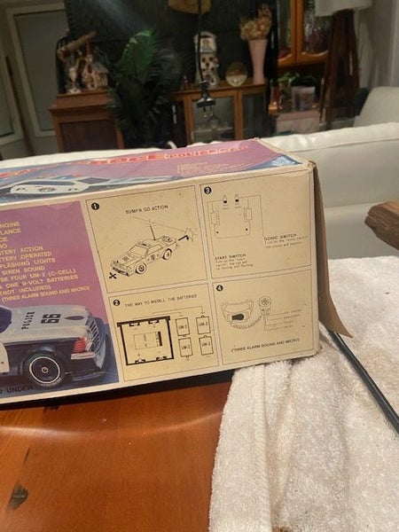 Vintage Mercedes Benz 280CE Police Car Toy – 1/9 Scale, Boxed Carousel 2