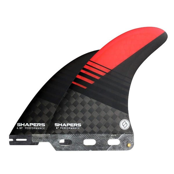 SHAPERS 6" 2+1 PERFORMANCE S2-TAB THRUSTER SET Carousel 1