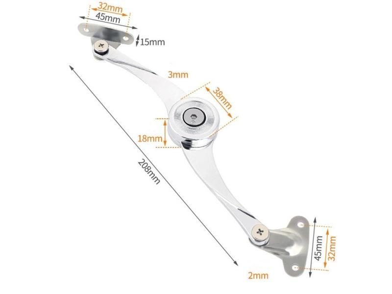 Hydraulic Randomly Stop Hinges Kitchen Cabinet Door Adjustable Polish Hinge Carousel 1