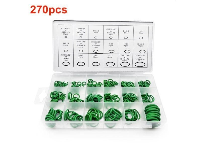 O-Ring Assortment Kit Set Nitrile Rubber High Pressure O-Rings NBR Sealing Kit Carousel 1