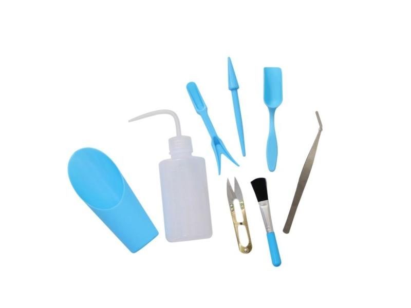 8Pcs/set Succulent Planting Kit Bucket Shovel Brush Watering Bottle Bonsai Carousel 1