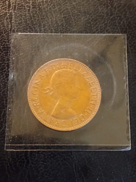 Australia 1961 Penny Error, 'Faded 1' Carousel 3