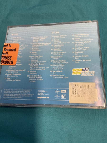 SMASH HITS CHART SUMMER 2003 2CD SET Carousel 2