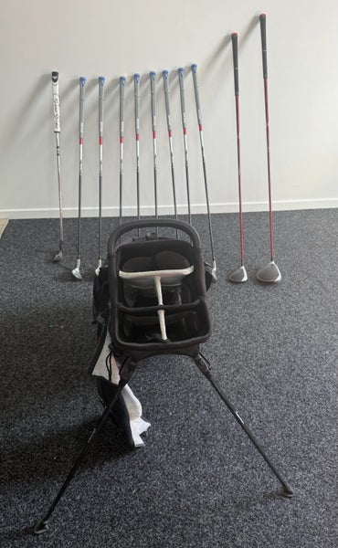 Awesome Taylormade Full Right Handed Golf Set , With Taylormade Carry Stand Bag63654807765377112