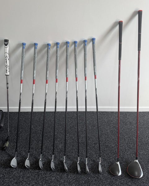Awesome Taylormade Full Right Handed Golf Set , With Taylormade Carry Stand Bag63654807765377111