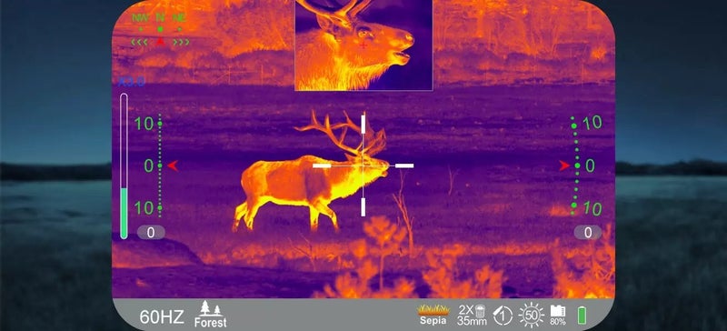 oneleaf.ai Mars MT1000LRF 640x512(60Hz) Thermal Imaging Riflescope63709503509121112