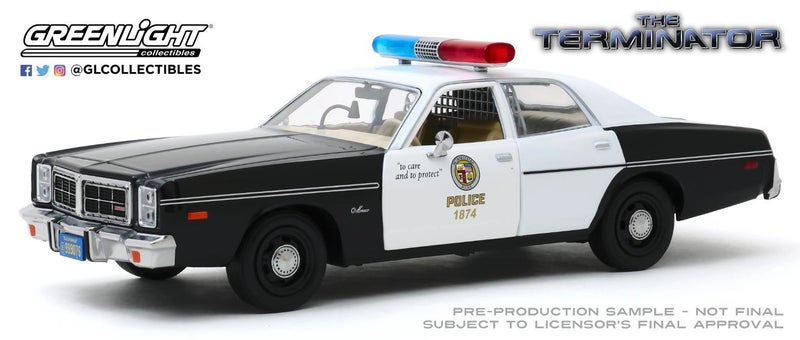 Greenlight GL-84101 1:24 1977 Dodge Monaco Met Police The Terminator Carousel 1