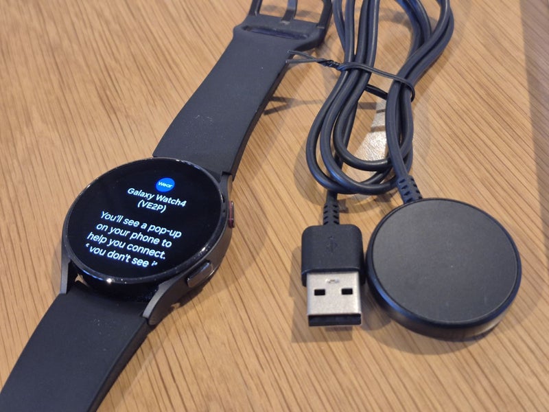 $1 RES! Samsung Galaxy Watch 4 Black 40mm | Bluetooth WiFi GPS Carousel 2