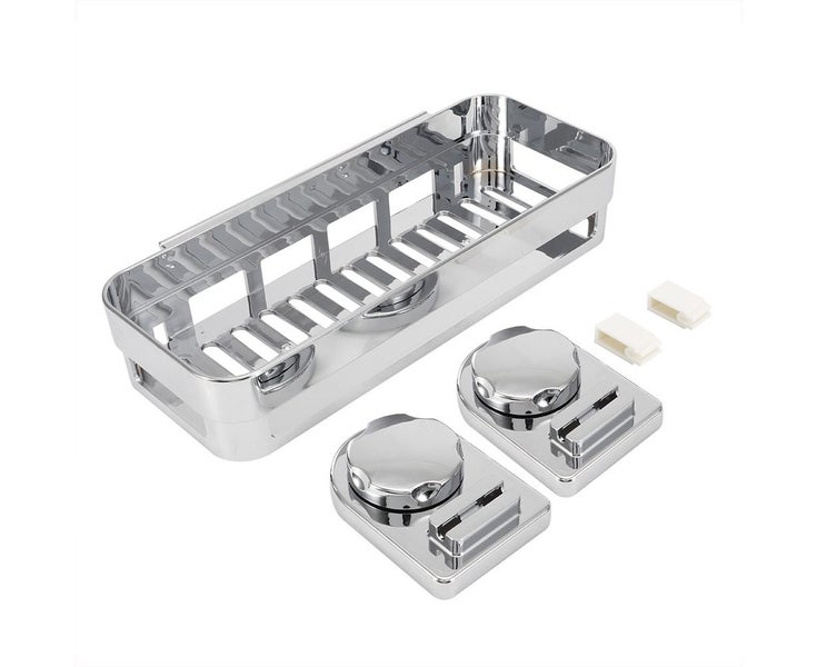 Free Punching Wall Mounted Shampoo Storage Holder Shelf Organizer Bathroom Ki Carousel 1