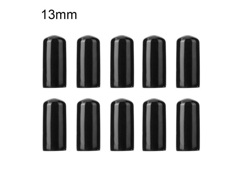 10Pcs 10/12/13/14mm Pool Cue Tip Protector Case Slip-on Rubber Protector Head Carousel 1