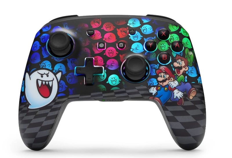 Controller Nintendo Switch Wireless Maro Peek A Boo With Ghost RGB LED Lighting64142569708291111