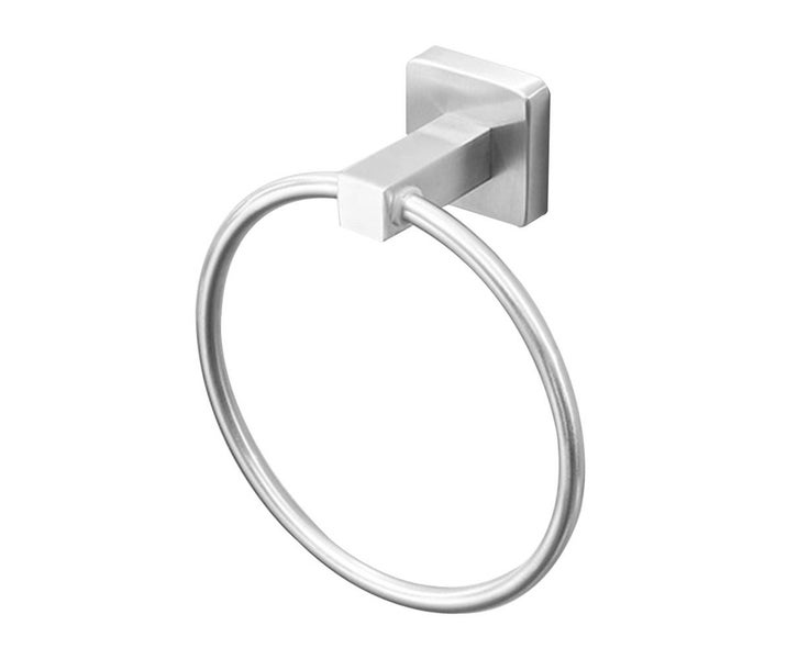 Towel Ring for Bathroom 1 Pack, Kitchen Bath Circle Towel Holder Hangers Wall Carousel 2