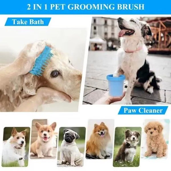 Paw Cleaners - Portable Dog Paw Cleaning Cup Carousel 2