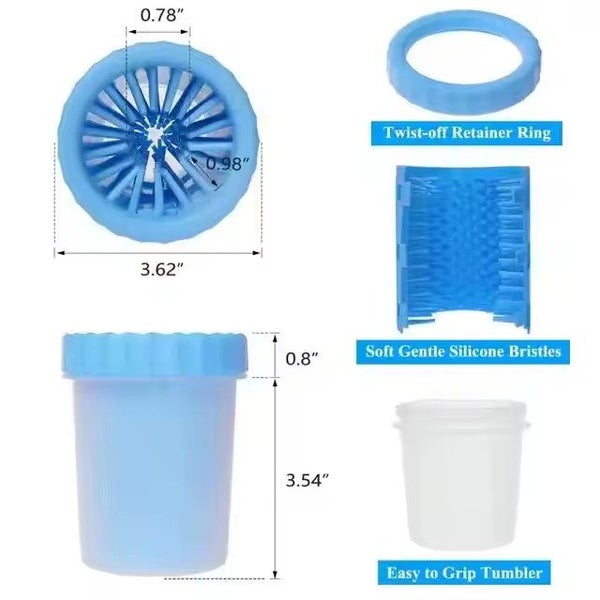 Paw Cleaners - Portable Dog Paw Cleaning Cup Carousel 7
