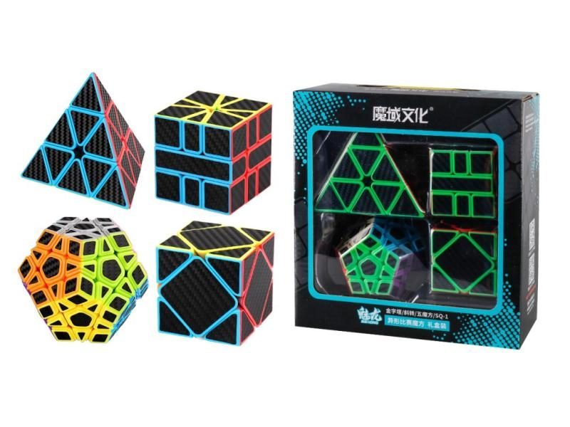 [Picube] MoYu Cubes Meilong 2345 Gift Box Profissional Magic Cube 2x2 3x3 4x4 Carousel 1