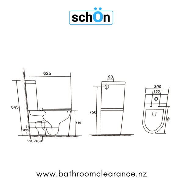 DAKOTA TOILET SUITE - PURE RIMLESS Carousel 2