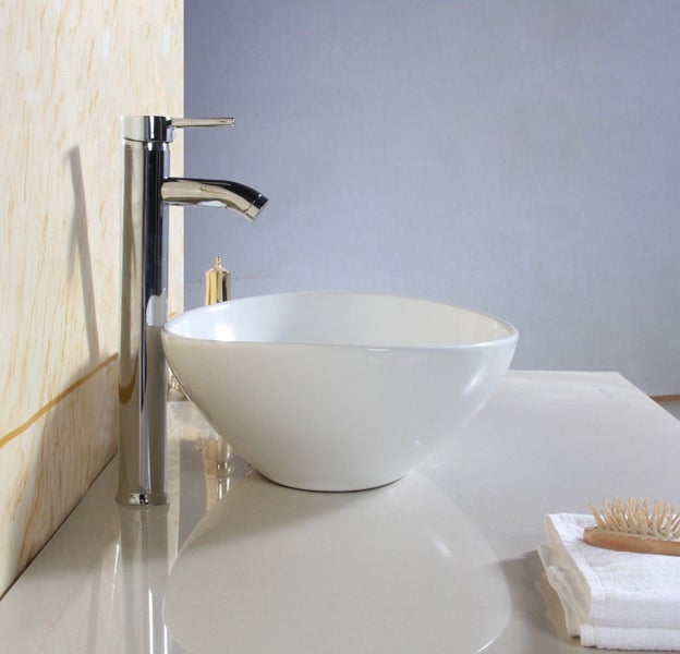 BASIN GLOSS WHITE ROUND 360MM Carousel 3