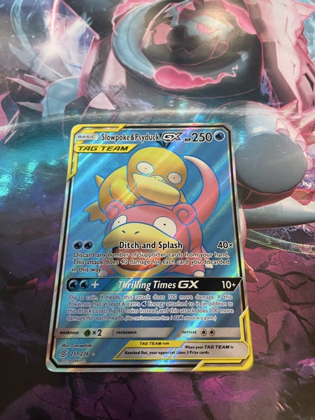 Pokémon card slowpoke & psyduck GX!! Carousel 1
